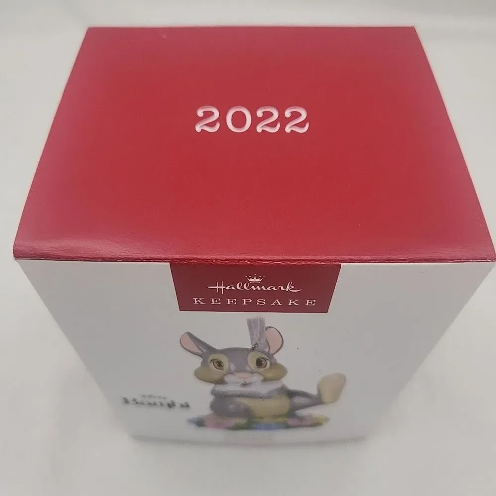 Ornament Hallmark Keepsake 2022 Disney Bambi THUMPER Bunny Christmas Easter New